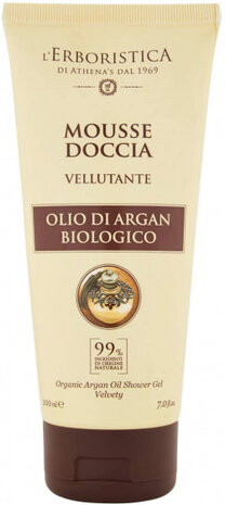 douchegel Argan 200 ml vegan wit