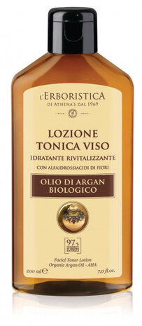 Gezichtslotion tonic Argan 200 ml vegan transparant