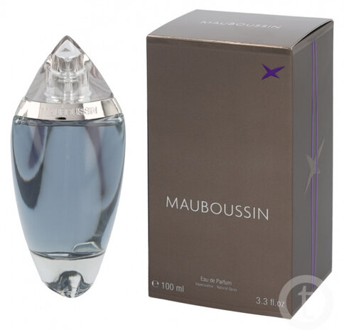 eau de parfum heren 100 ml zilver/transparant