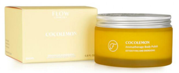 bodyscrub Cocolemon 200 ml vegan geel