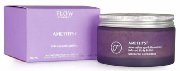 bodyscrub Amethyst 200 ml vegan lila
