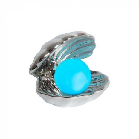 sieradenhouder Clam Light 17 x 15 cm zilver