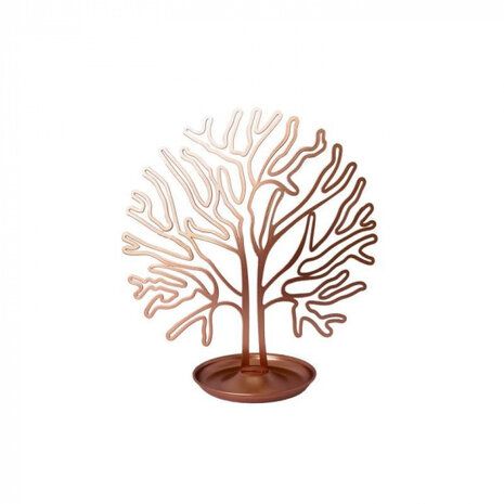 sieradenhouder Coral Tree 31 x 18 cm staal koper