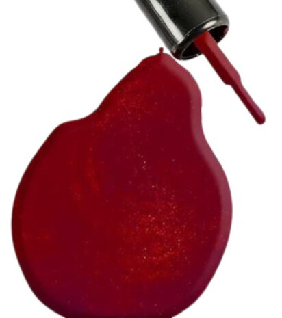 gellak The party&#039;s lit dames 8 ml donkerrood