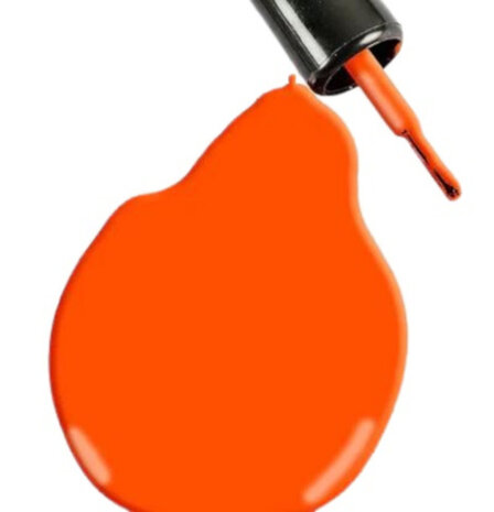 gellak Glow with the Flow dames 8 ml neon-oranje
