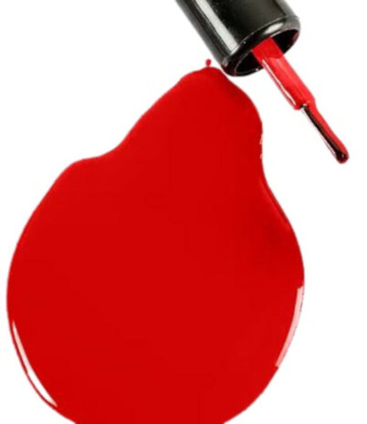 gellak Nails on Fleek dames 8 ml rood