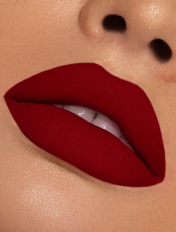 lipgloss Mat Vegan Caroline dames 10 ml rood
