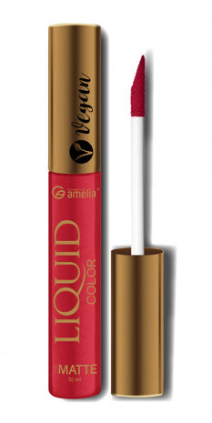 lipgloss Mat Vegan Daiquiri dames 10 ml rood