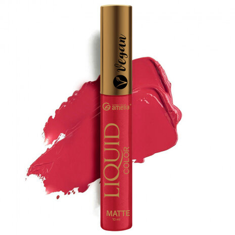 lipgloss Mat Vegan Daiquiri dames 10 ml rood