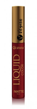 lipgloss Mat Vegan Cabernet dames 10 ml rood