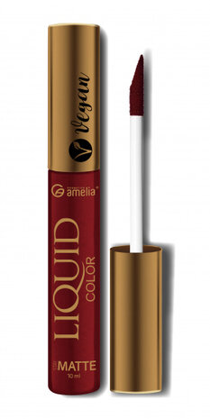 lipgloss Mat Vegan Cabernet dames 10 ml rood