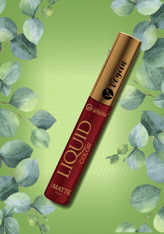 lipgloss Mat Vegan Cabernet dames 10 ml rood