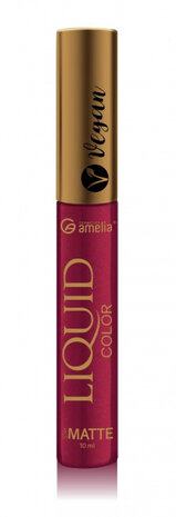 lipgloss Mat Vegan Plum dames 10 ml rood