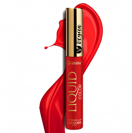 lipgloss Vegan Poppy dames 10 ml rood