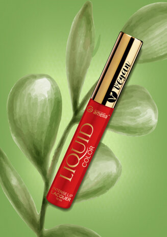 lipgloss Vegan Poppy dames 10 ml rood
