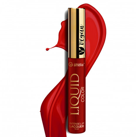 lipgloss Vegan Maple dames 10 ml rood