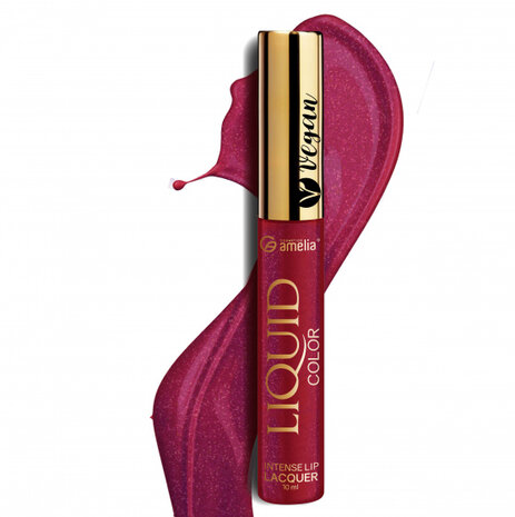 lipgloss Vegan Sunset dames 10 ml rood