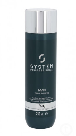 shampoo System Proffesional Man Triple heren 250 ml