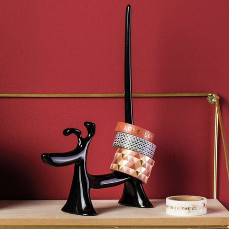 ringenhouder Wow dames 14,4 x 21,6 cm zwart
