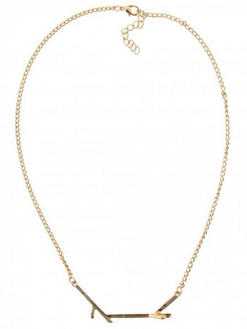 ketting Isis dames 48 cm metaal goud verstelbaar