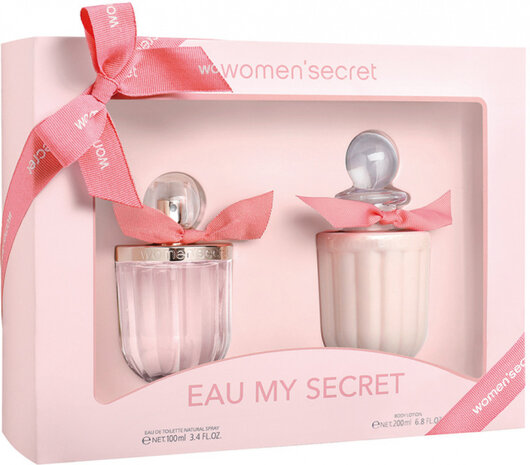 cadeauset My Secret dames 300 ml roze 2-delig