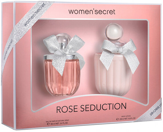 cadeauset Seduction dames 300 ml roze 2-delig