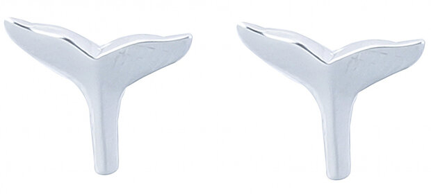 oorknopjes Mermaid dames 10 mm RVS zilver