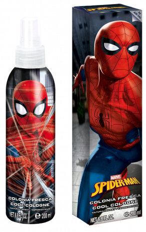 bodyspray Spider-Man jongens rood/donkerblauw 200 ml