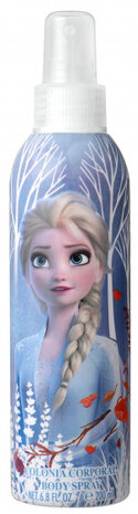 bodyspray Frozen II meisjes transparant/ijsblauw 200 ml