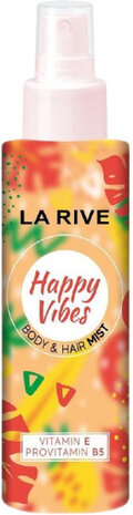 body en hair mist Happy Vibes dames 200 ml oranje/rood