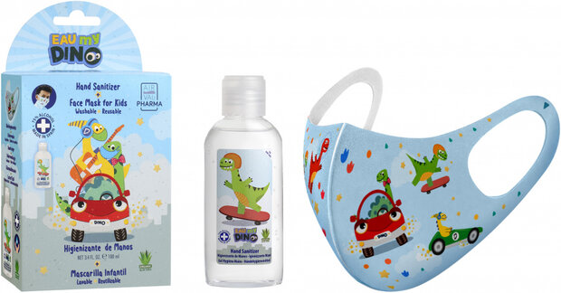 desinfectiehandgel Eau My Dino jongens 100 ml 2-delig