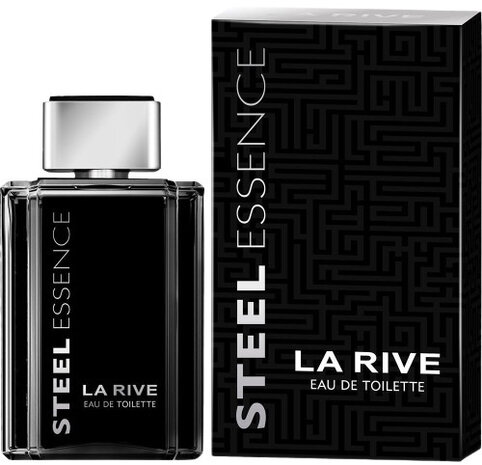 eau de toilette Steel Essence For Men 100 ml zwart