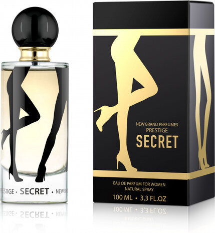 eau de parfum Secret dames geel/zwart/goud 100 ml