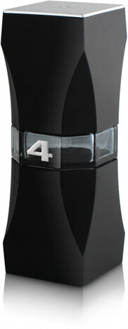 eau de toilette 4 Men heren zwart/zilver 100 ml