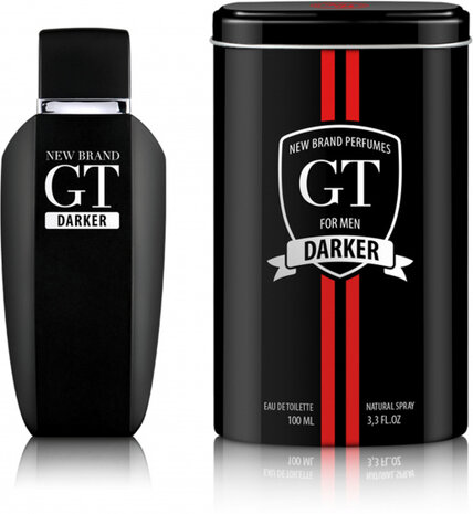 eau de toilette Darker heren zwart/rood/zilver 100 ml