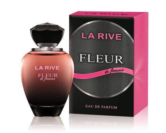 eau de parfum Fleur de Femme dames 90 ml zwart/roze