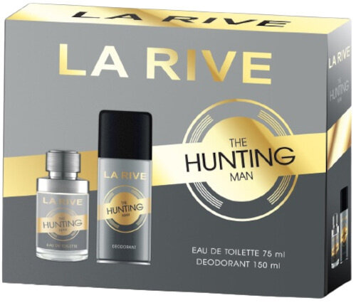 geurset The Hunting Man 75-150 ml zilver 2-delig
