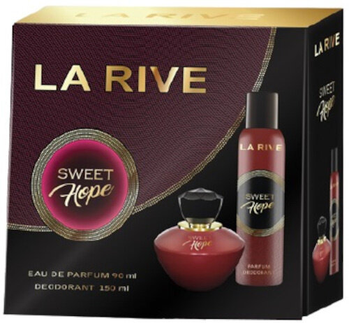 geurset Sweet Hope 90-150 ml paars/zwart 2-delig