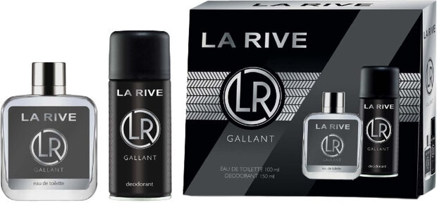 geurset Gallant for Men 90-150 ml zwart 2-delig