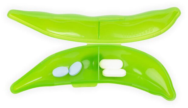 pillendoosje Pill Pod 12,1 cm polypropyleen groen