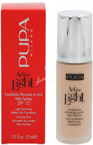 foundation Active Light 010 Porcelain SPF 10 30 ml naturel