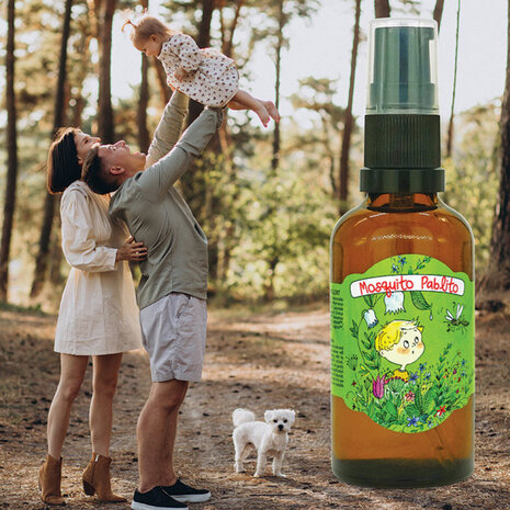 insectenspray Mosquito Pablito 50 ml bruin/groen