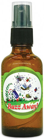 insectenspray Buzz Away 50 ml bruin/groen
