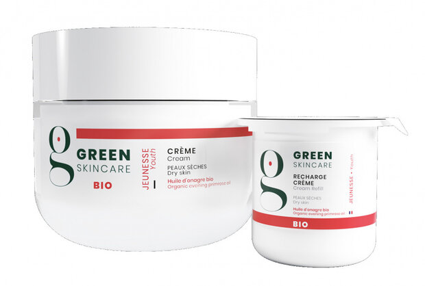 dagcr&egrave;me Youth dames 50 ml + 50 ml navulling