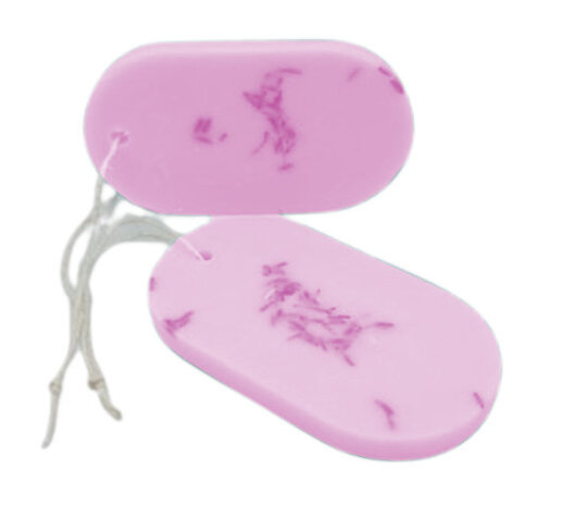 geurblokken 8 cm wax roze 2 stuks