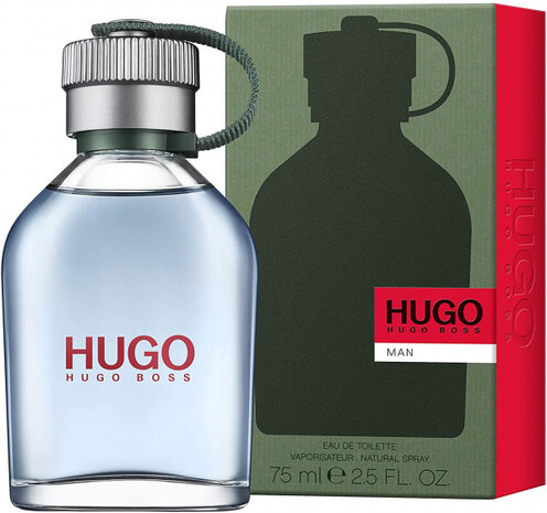 eau de toilette Hugo heren 75 ml ijsblauw