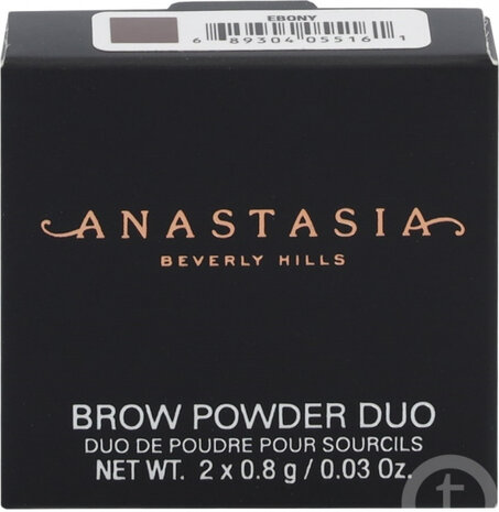 wenkbrauwpoeder Ebony 1,6 gram brown
