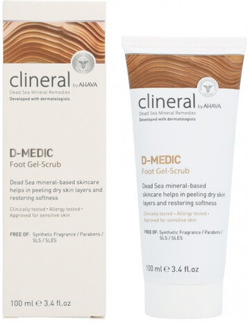 voetencr&egrave;me gel-scrub D-Medic unisex 100 ml