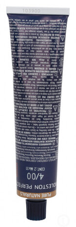 haarverf Koleston Perfect Pure Naturals 60 ml 4/00