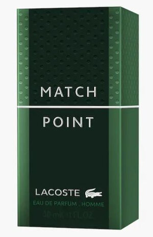 eau de toilette Match Point heren 30 ml transparant